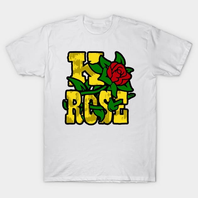 K-Rose T-Shirt by Attitude Shop